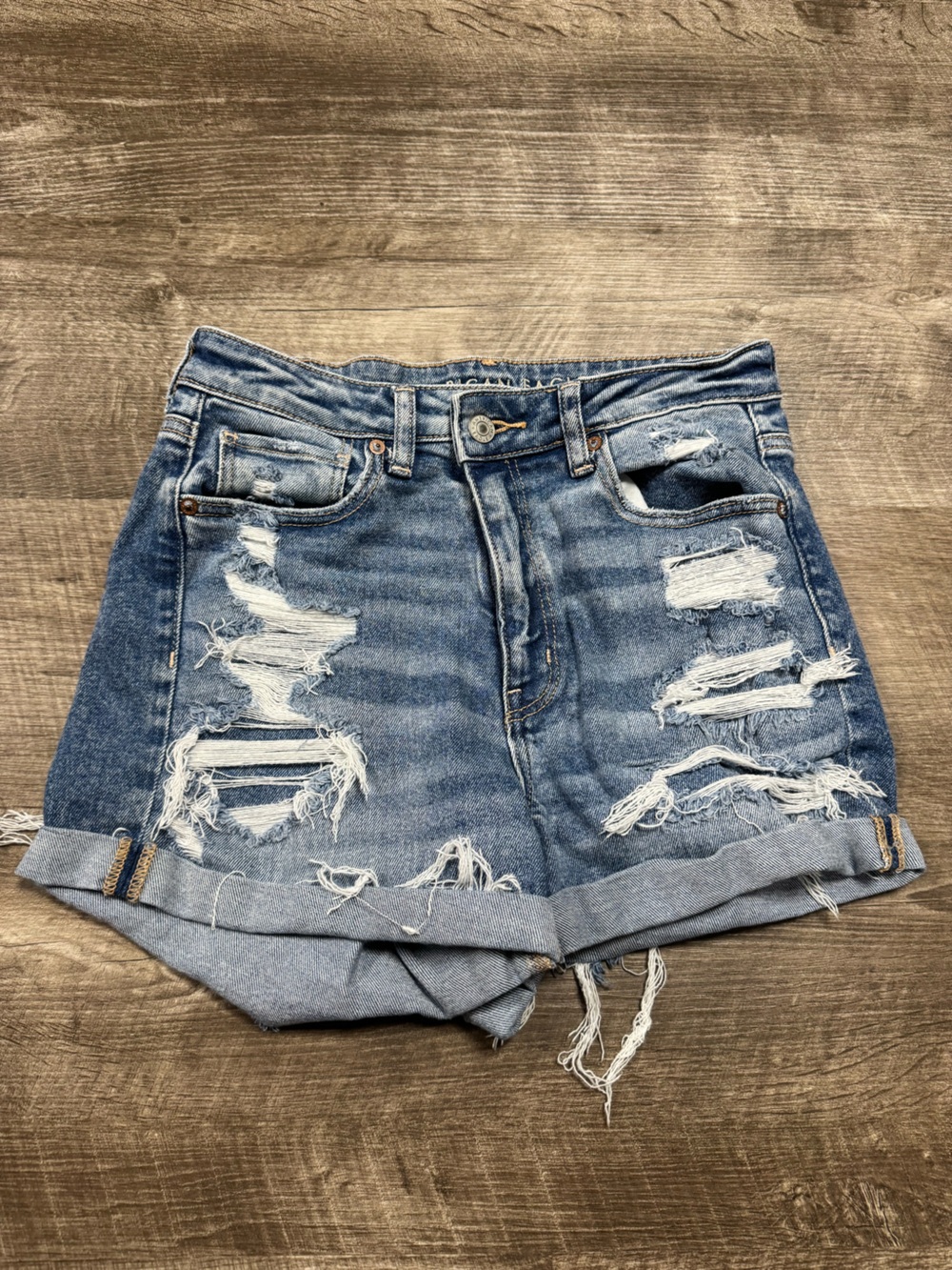 American Eagle Mom Short Jean Shorts Size 6